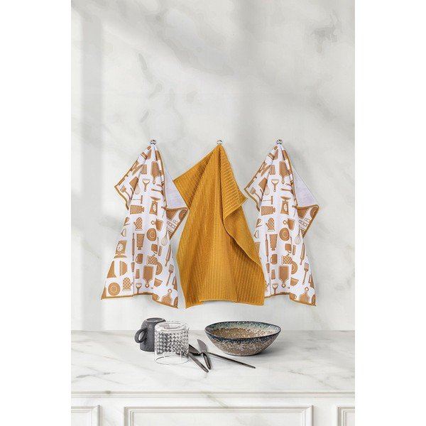 Prosoape de bucătărie 3 buc. din microfibră 48x40 cm Essential - Tiseco Home Studio-image-1