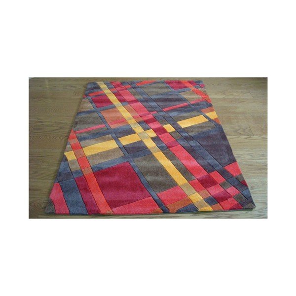Covor Plaid Orange, 80x150 cm-image-1