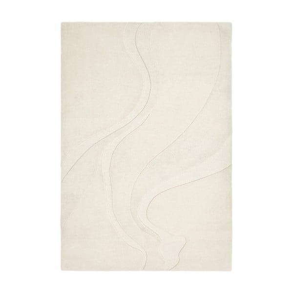 Covor alb din lână 120x170 cm Olsen – Asiatic Carpets