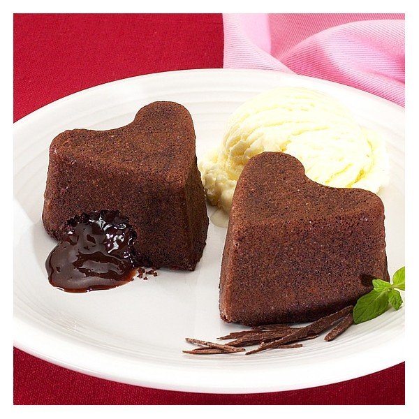 Formă pentru 6 prăjituri în formă de inimă Nordic Ware Valentine, 500 ml, arămiu-image-2