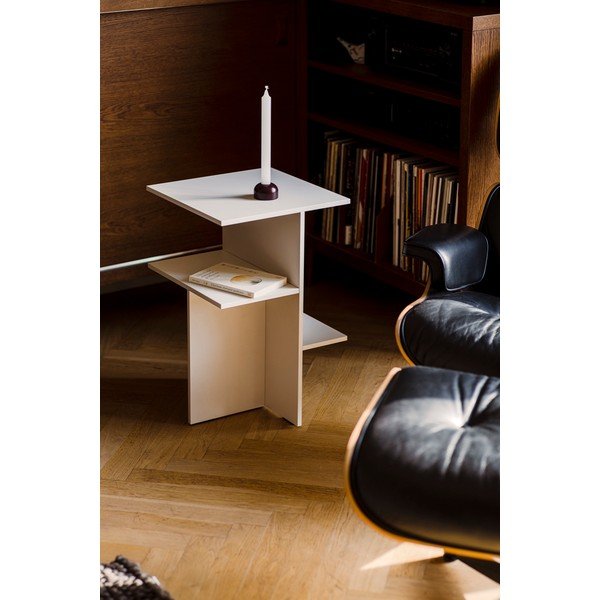 Noptieră grej cu rafturi Atik – noo.ma-image-1