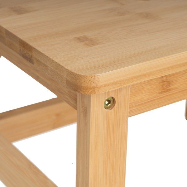 Scaun în culoare naturală din bambus – Casa Selección-image-1