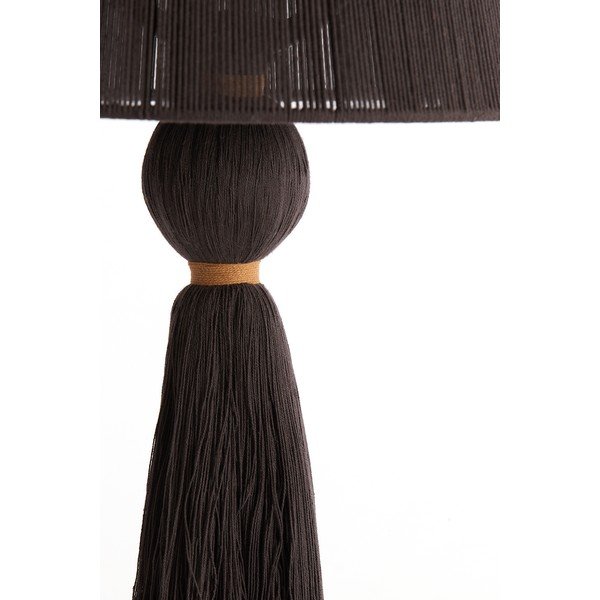 Veioză maro închis cu abajur textil (înălțime 58 cm) Espino – Light & Living-image-3