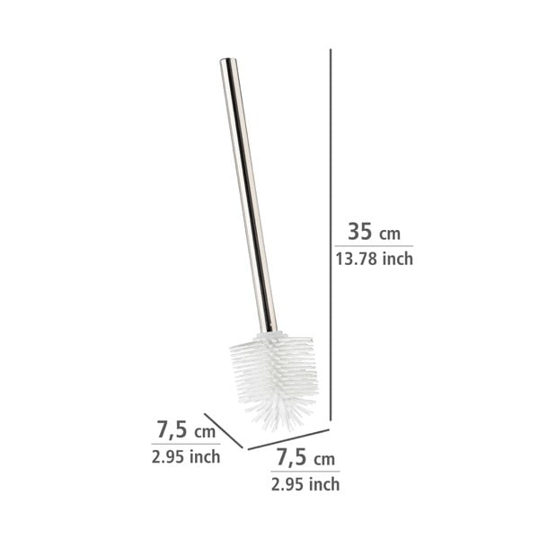 Perie WC cu mâner din oțel inoxidabil Wenko-image-1