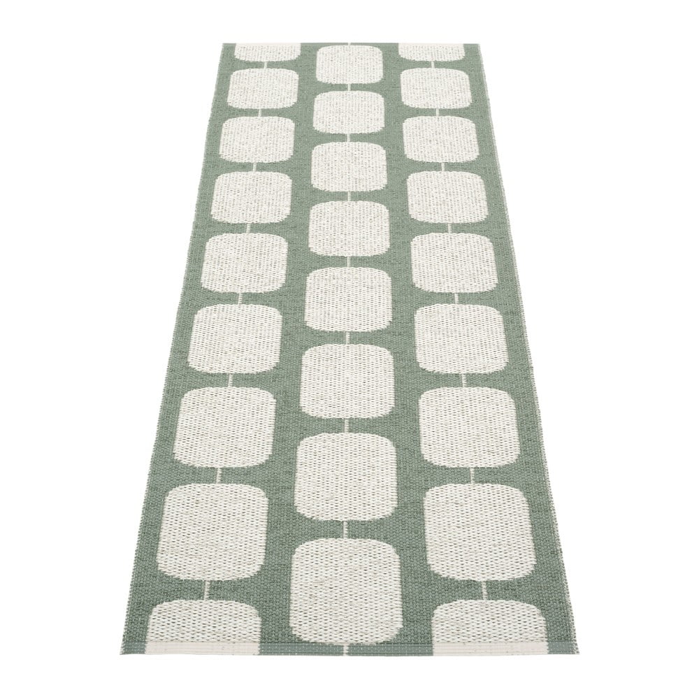 Covor tip traversă pentru interior și exterior verde/crem 70x200 cm Sten Army – Pappelina