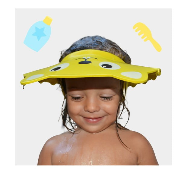 Cască de duș de protecție galbenă - Rocket Baby