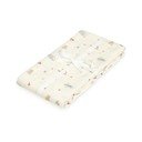 Pătură pentru copii galben-deschis din bumbac organic de înfășurat 120x120 cm Off-White – Cam Cam Copenhagen