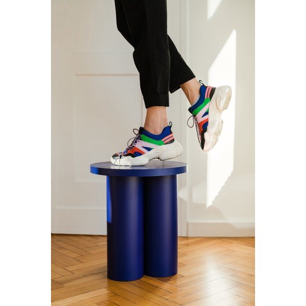 Scaun tip taburet albastru Oly – noo.ma-image-3