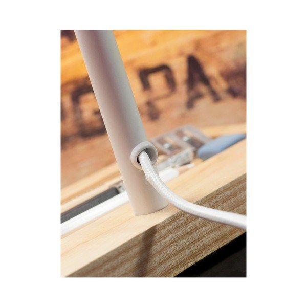 Veioză albă/natural cu abajur din metal (înălțime 40 cm) Cambridge – it's about RoMi-image-1