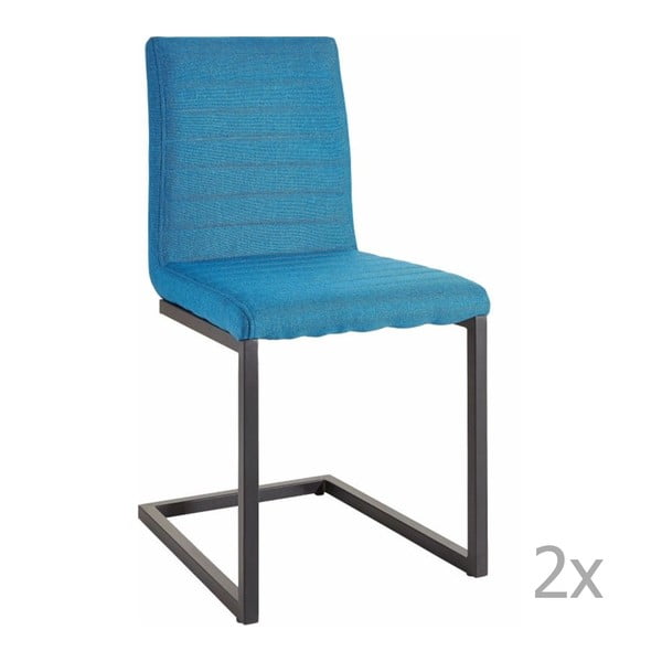 Set 2 scaune 13Casa Frame, albastru