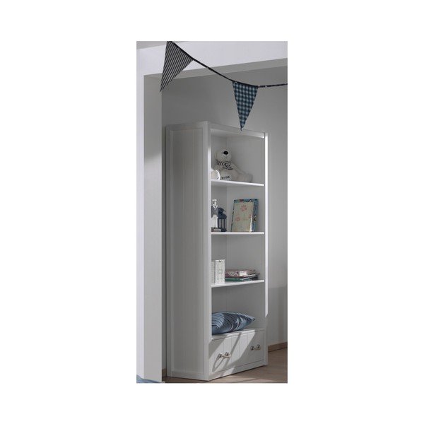 Bibliotecă Vipack Lewis, alb-image-1