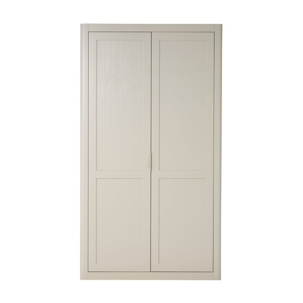 Dulap gri deschis din lemn de pin 120x217x48 cm Gunnar – WOOOD