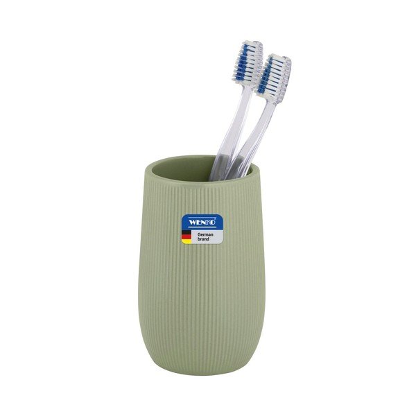 Suport pentru periuța de dinți verde din ceramică Fablo – Wenko-image-2
