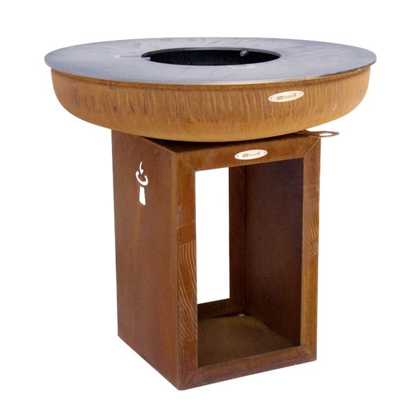 Vatră / grătar pe lemne de exterior Remundi Carus M, ø 82 cm, maro-image-3