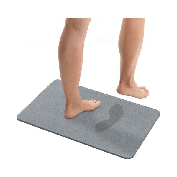 Covoraș de baie gri din diatomit 50x80 cm Simi – Wenko-image-3