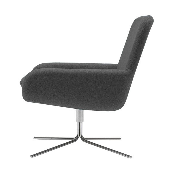 Fotoliu rotativ Softline Coco Swivel, gri-antracit-image-3