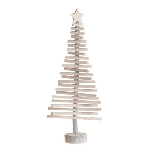 Decorațiune din lemn pentru Crăciun J-Line Tree, înălțime 70 cm