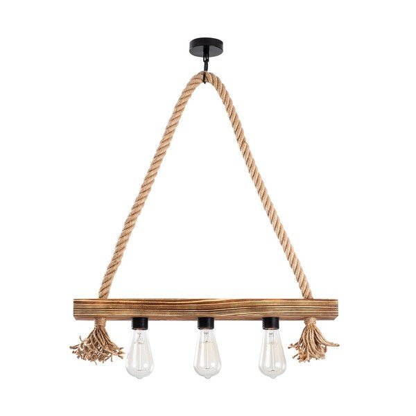 Lustră în culoare naturală Erebos – Opviq lights