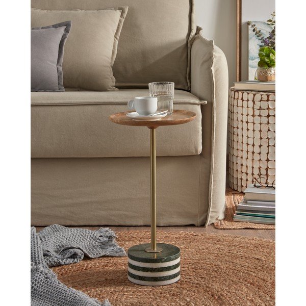 Măsuță auxiliară La Forma Lleyton Round, înălțime 25 cm-image-3
