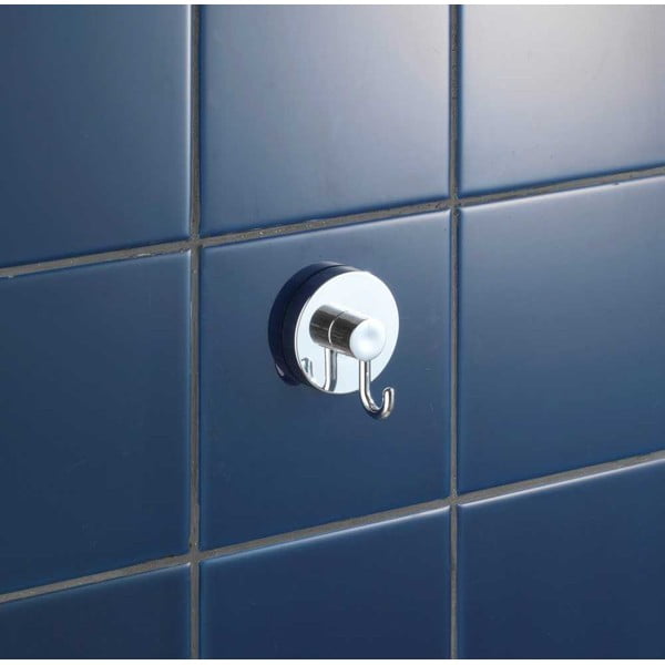 Cârlige argintiu-lucios 2 buc. autoadezive din plastic Vacuum-Loc – Wenko-image-2