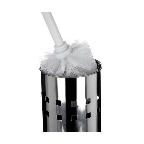 Perie de WC argintiu-mat din oțel inoxidabil Indy – Premier Housewares-image-4