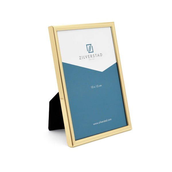 Ramă foto aurie de sine stătătoare/de suspendat din metal 11x16 cm Sweet Memory – Zilverstad