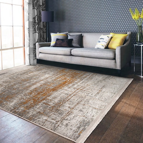 Covor bej de tip traversă 80x200 cm – Mila Home-image-3