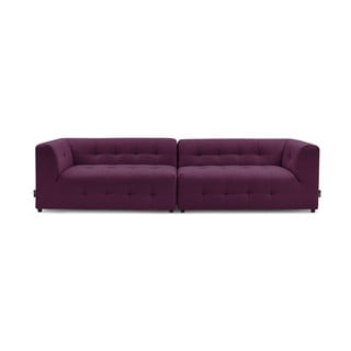 Canapea violetă 324 cm Kleber - Bobochic Paris