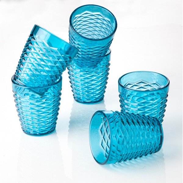 Pahar din plastic Brandani Summer Pop. albastru-image-1