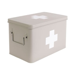 Trusă de prim ajutor din metal PT LIVING Medicină, lățime 31,5 cm, bej