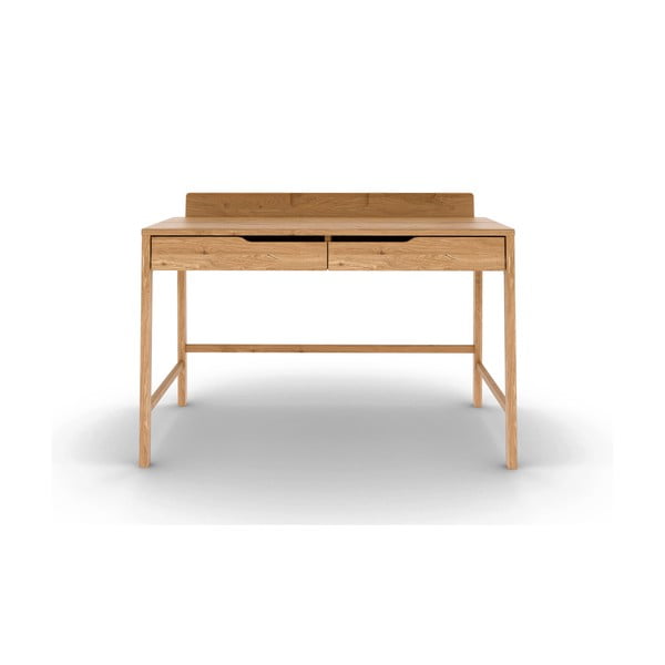 Birou din lemn   de stejar 65x120 cm Twig – The Beds