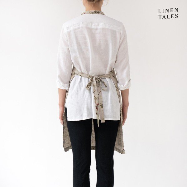 Șorț din in  cu model de Crăciun – Linen Tales-image-2