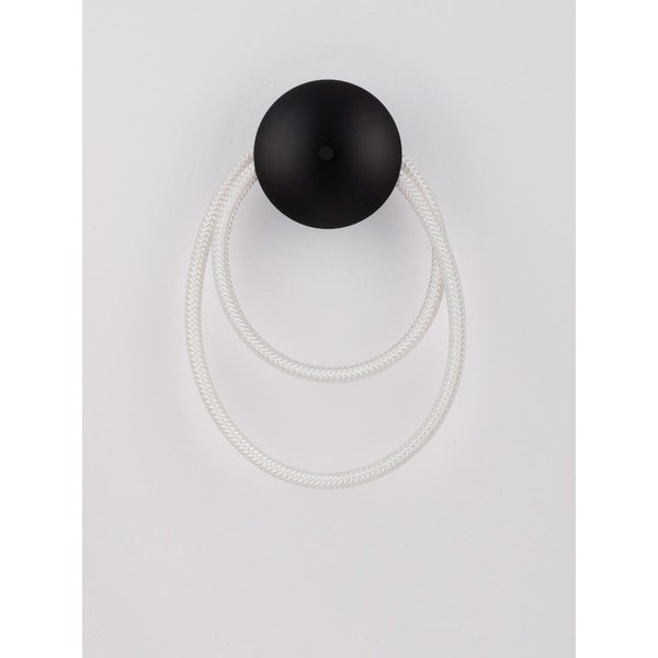 Aplică de perete albă/negru-mat LED din oțel Ilane – Nova Luce-image-3