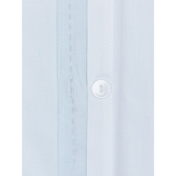 Lenjerie de pat din bumbac percal Westwing Collection Swim, 155 x 220 cm, albastru deschis-image-3