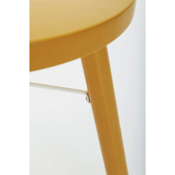 Scaun tip taburet galben Kinna – Jotex-image-1