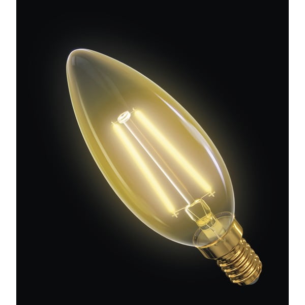 Bec cu LED EMOS Vintage Candle Warm White, 2,1W E14-image-1