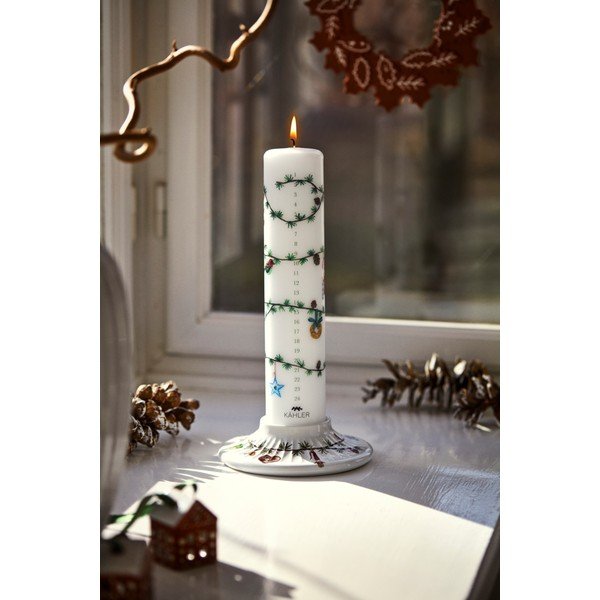 Lumânare  cu model de Crăciun Hammershøi Christmas – Kähler Design-image-1