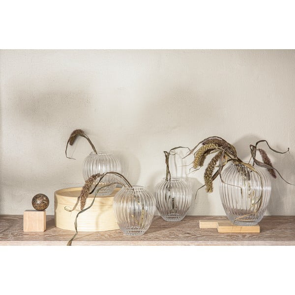 Vază din sticlă suflată Kähler Design, înălțime 15 cm-image-3