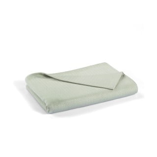 Cuvertură verde din bumbac pentru pat dublu 240x260 cm Lines - Mijolnir