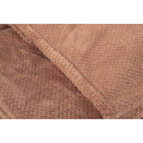 Pătură maro din micropluș/cocolino 150x200 cm Pippa – Tiseco Home Studio-image-3