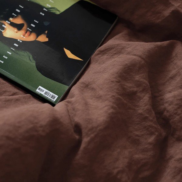 Față de pernă din in 50x70 cm Chocolate – Linen Tales-image-3