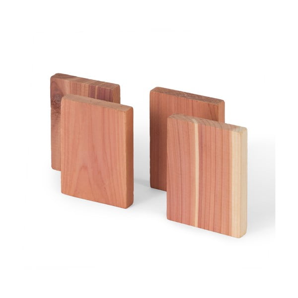 Set 4 piese din lemn de cedru pentru dulap Compactor