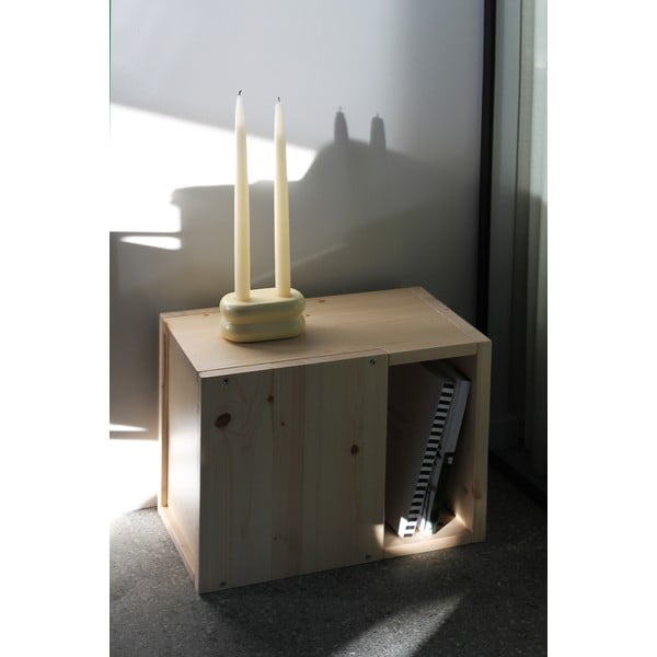 Noptieră în culoare naturală din lemn de pin Grab It – Karup Design-image-3