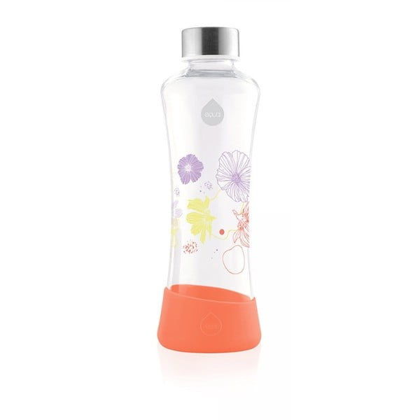 Sticlă din sticlă borosilicată Equa Flowerhead Poppy, portocaliu