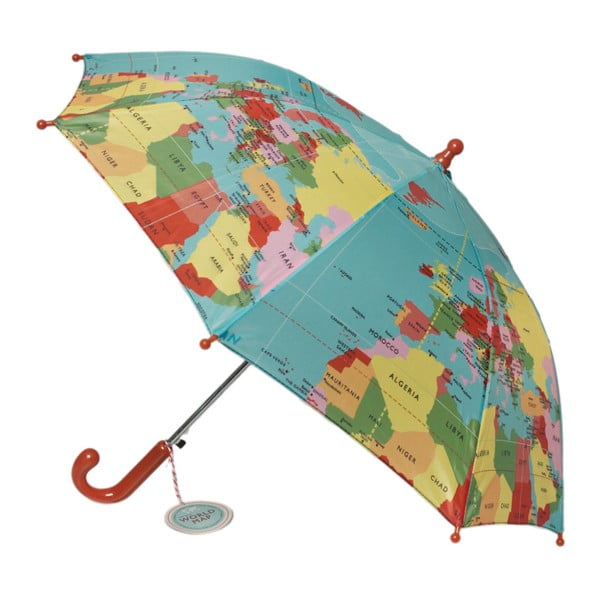 Umbrelă pentru copii Rex London World Map, ⌀ 70 cm