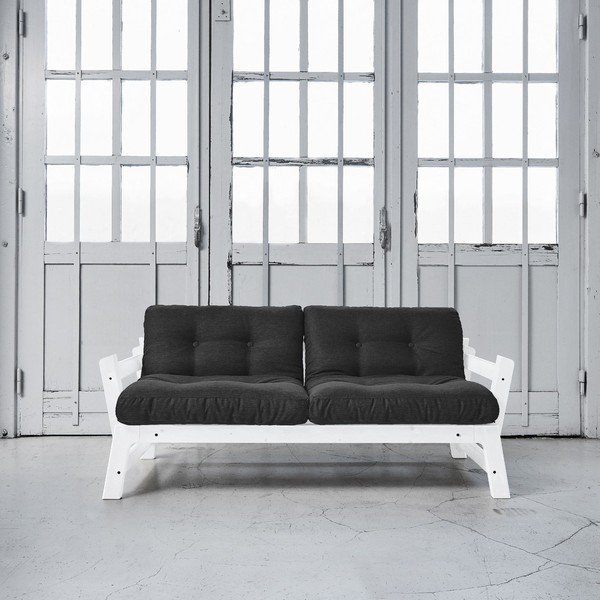 Canapea extensibilă Karup Step White/Dark-image-1