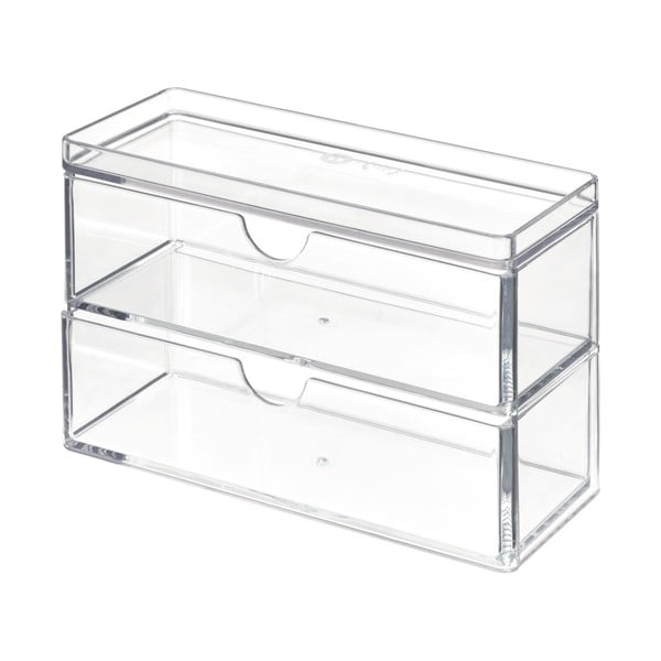 Organizator de baie pentru dischete demachiante Crystalline – iDesign/The Home Edit-image-3