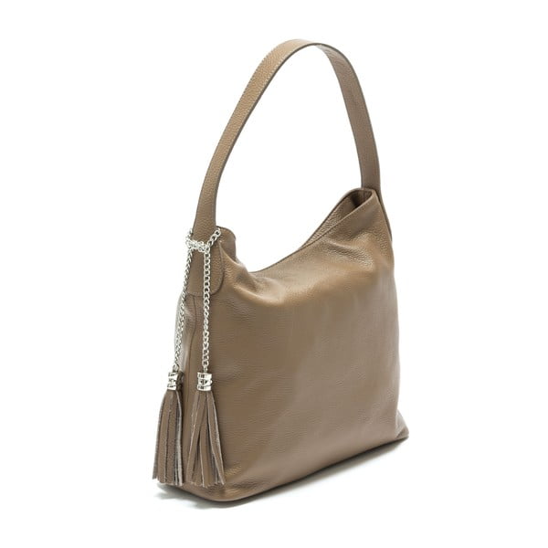 Geantă din piele Isabella Rhea no. 1186, gri cu maro-image-2