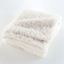 Pătură crem din blană artificială 220x240 cm Mouton – douceur d'intérieur