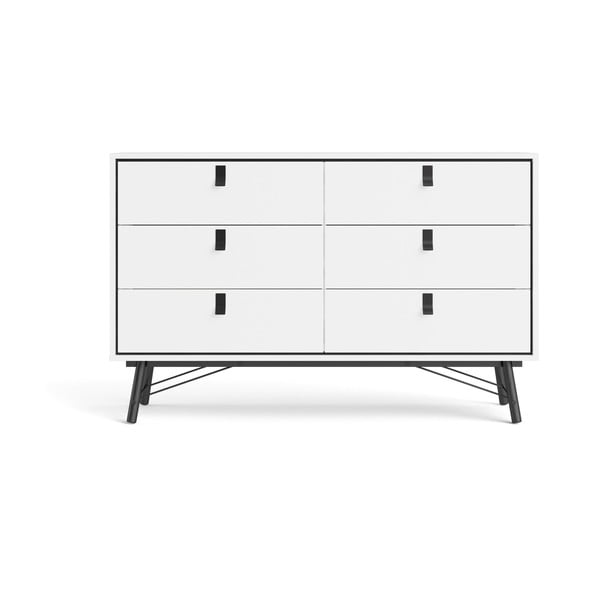 Comodă Tvilum Ry, 150x95 cm, alb